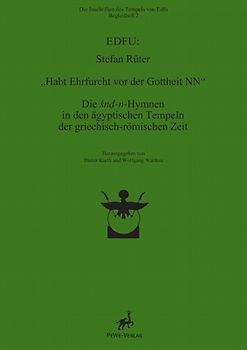 Habt Ehrfurcht vor der Gottheit NN