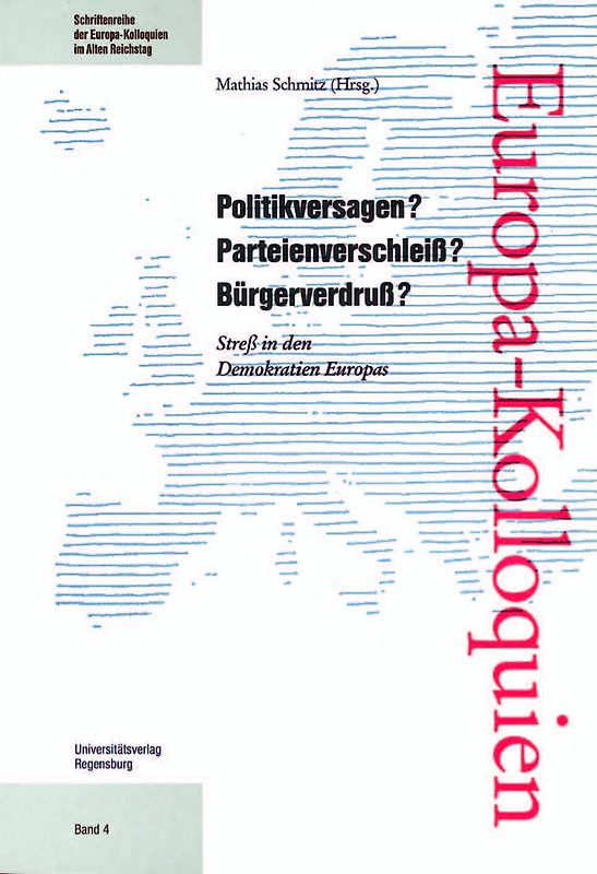 Politikversagen, Parteienverschleiß, Bürgerverdruß