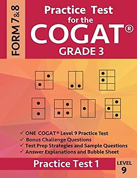 Practice Test for the Cogat Grade 3 Level 9 Form 7 and 8