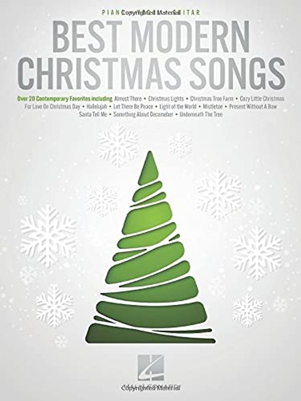Best Modern Christmas Songs: Piano- Vocal-guitar