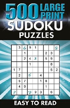 500 Large Print Sudoku Puzzles