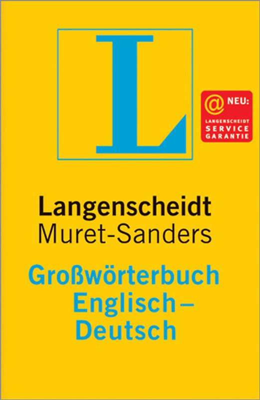 Langenscheidt Muret-Sanders Großwörterbuch Englisch