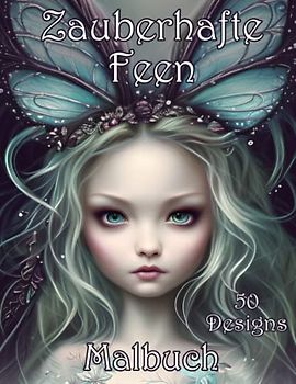 Feen Malbuch für Erwachsene: Magische Feen zum Ausmalen mit 50 zauberhaften Motiven