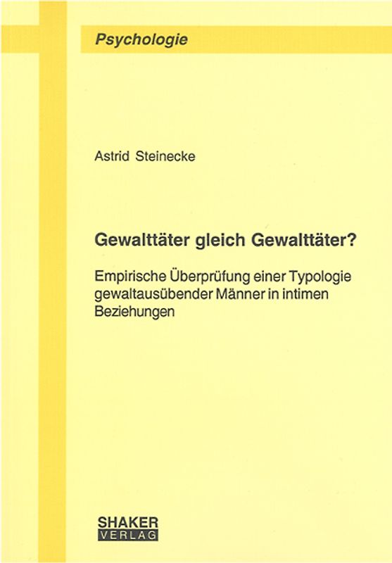Gewalttäter gleich Gewalttäter?