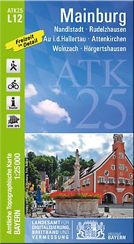 ATK25-L12 Mainburg (Amtliche Topographische Karte 1:25000)