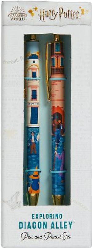 Harry Potter: Exploring Diagon Alley Pen and Pencil Set (Set of 2)