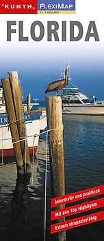KUNTH FlexiMap Florida 1:1 Mio.