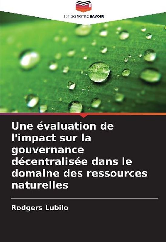 Une évaluation de l'impact sur la gouvernance décentralisée dans le domaine des ressources naturelles