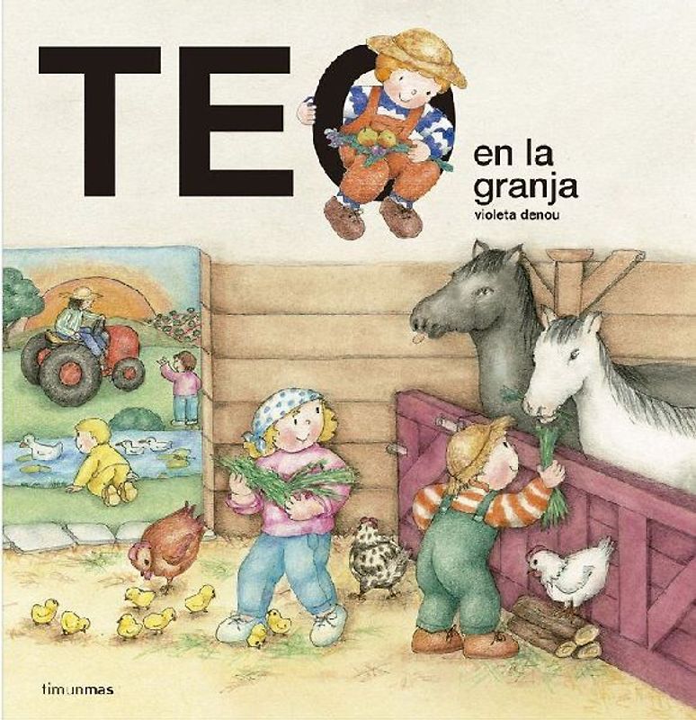 Teo en la granja