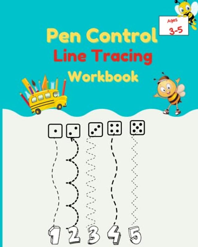 Pen Control Line Tracing Workbook Ages-3-5: My First Learn-to-Write Workbook: Practice for Kids with Pen Control, Line Tracing, Letters, and More!