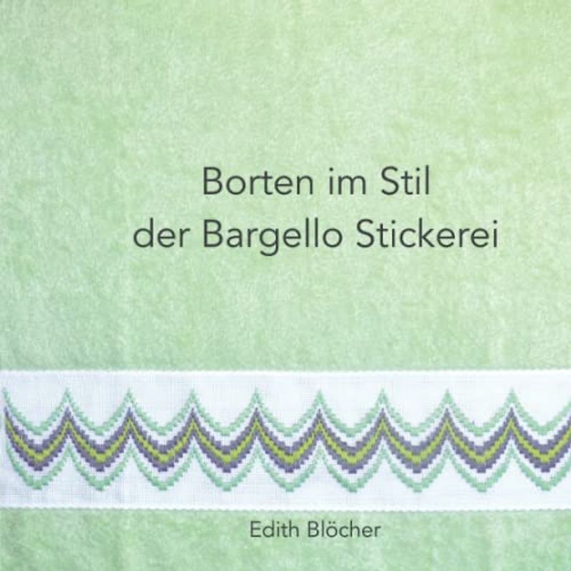 Borten im Stil der Bargello Stickerei