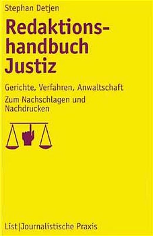 Redaktionshandbuch Justiz