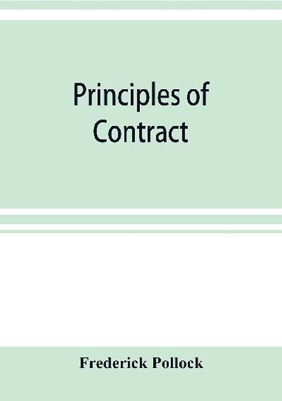 Principles of contract