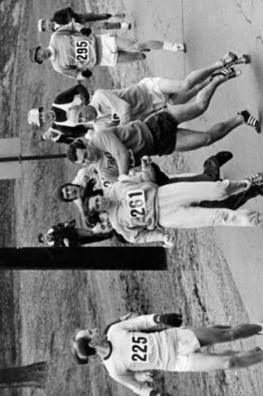 Kathrine Switzer before women were allowed to compete: Kathrine Switzer entered and completed the Boston Marathon in 1967 and made history.