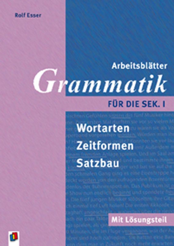 Arbeitsblätter Grammatik für die Sek.I