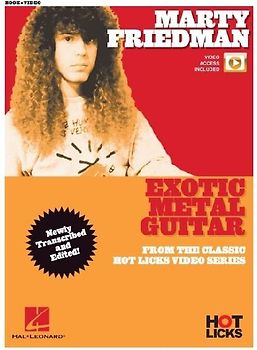 Marty Friedman - Exotic Metal Guitar from the Classic Hot Licks Video Series - Book/Online Media