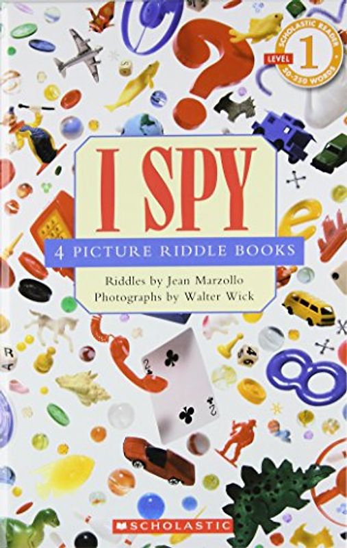 I Spy: 4 Picture Riddle Books (Scholastic Reader, Level 1)