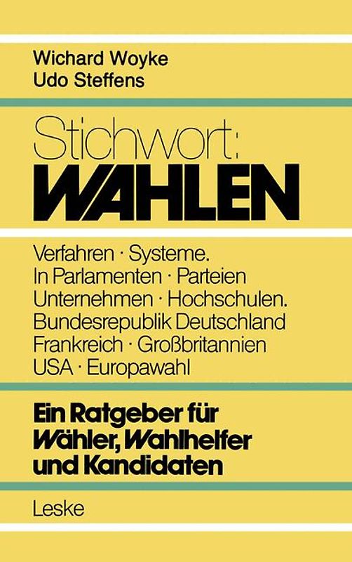 Stichwort: Wahlen