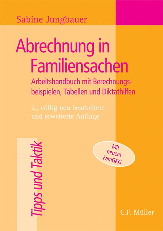 Abrechnung in Familiensachen