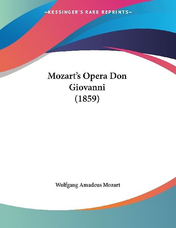 Mozart's Opera Don Giovanni (1859)