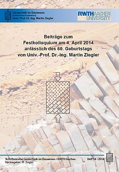 Beiträge zum Festkolloquium am 4.April 2014 anlässlich des 60. Geburtstags von Univ.-Prof. Dr.-Ing. Martin Ziegler