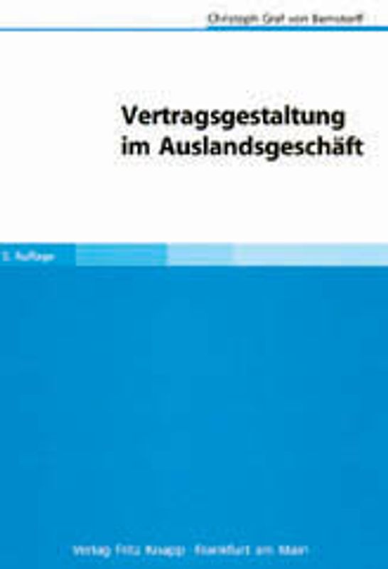 Vertragsgestaltung im Auslandsgeschäft