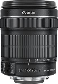 Canon EF-S 18-135 mm F3.5-5.6 IS STM 67 mm Objectif (adapté à Canon EF-S) noir