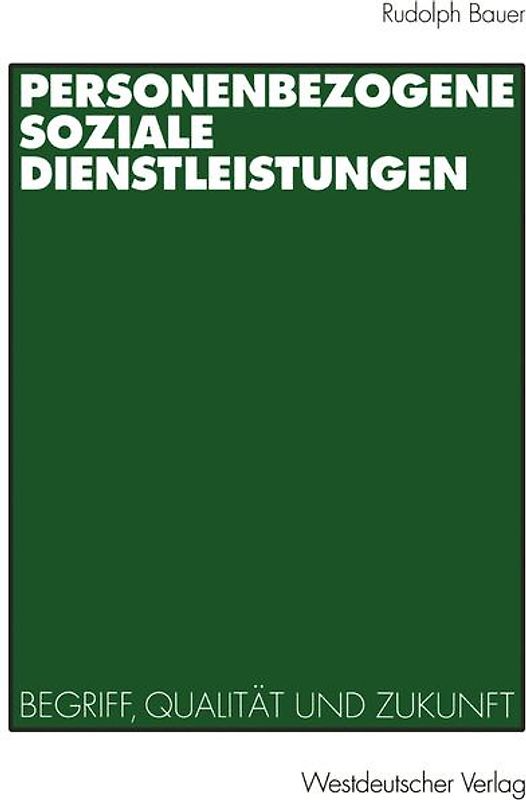 Personenbezogene Soziale Dienstleistungen