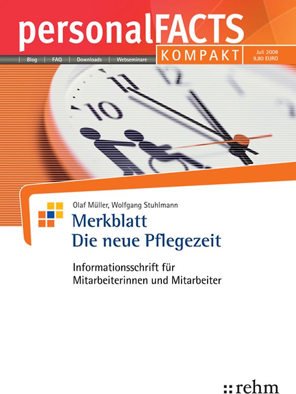 Merkblatt zum Pflegezeitgesetz