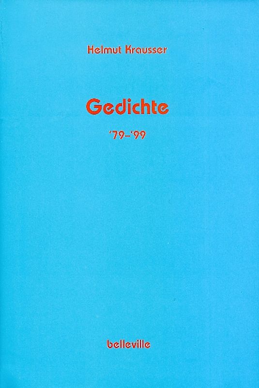 Gedichte '79-'99