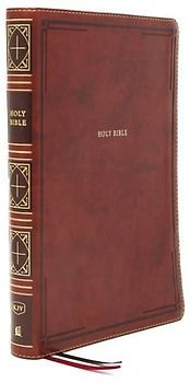 Kjv, Thinline Bible, Giant Print, Leathersoft, Brown, Red Letter Edition, Comfort Print