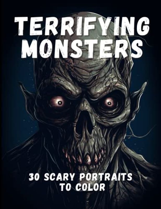 Terrifying Monsters: 30 Scary Portraits To Color
