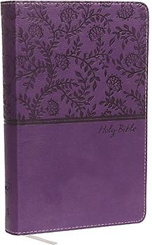 NKJV, Deluxe Gift Bible, Imitation Leather, Purple, Red Letter Edition