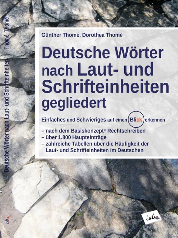 Deutsche Wörter nach Laut- und Schrifteinheiten gegliedert