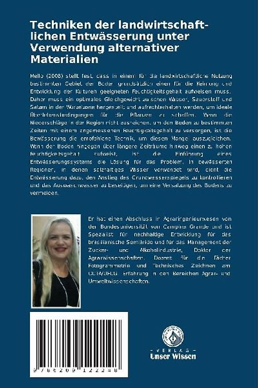 Techniken der landwirtschaft-lichen Entwässerung unter Verwendung alternativer Materialien
