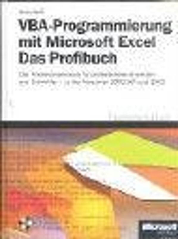 VBA-Programmierung mit Microsoft Excel - Das Profibuch