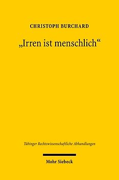 "Irren ist menschlich"