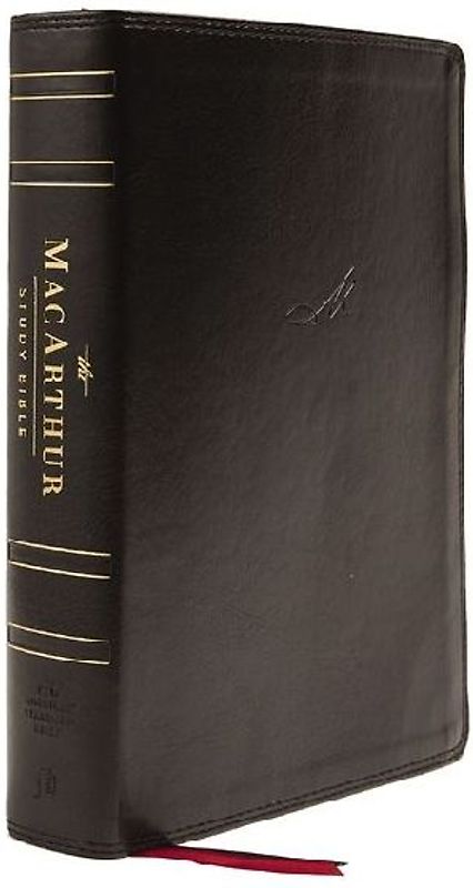 Nasb, MacArthur Study Bible, 2nd Edition, Leathersoft, Black, Comfort Print