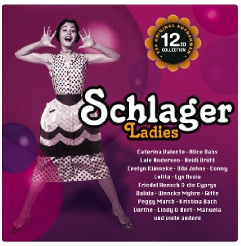 March/Herr/Myrhe/Cindy &Bert/Dalida/Dorthe/Gitte/+ - Schlager Ladies [12 CDs]