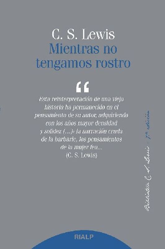 Mientras no tengamos rostro