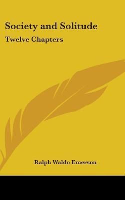 Society And Solitude