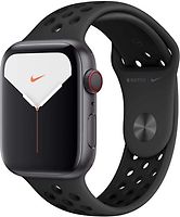 Apple Watch Nike Series 5 Caja de aluminio de 44 mm en gris espacial - Correa deportiva Nike antracita/negro [WiFi + Cellular]