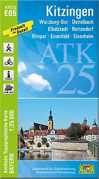 ATK25-E05 Kitzingen (Amtliche Topographische Karte 1:25000)