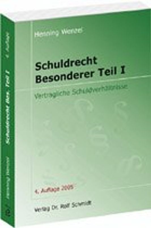 Schuldrecht.  Besonderer Teil I