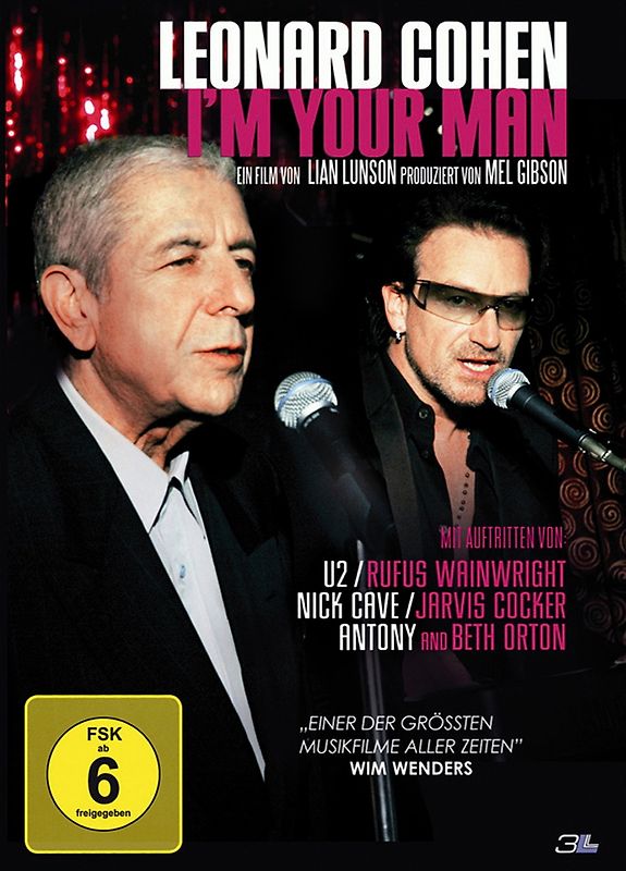 Leonard Cohen: I'm your man DVD