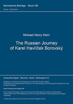 The Russian Journey of Karel Havlíček Borovský