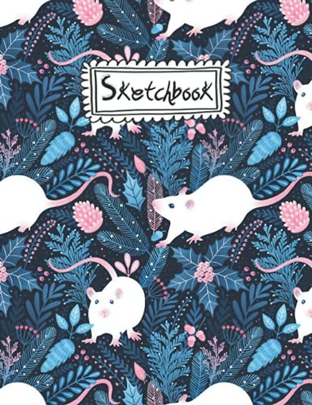 Sketchbook: rat Sketchbook for Drawing and Sketching. 120 Blank Pages Notebook for Boys )