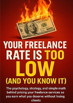 Your Freelance Rate Is Too Low (And You Know It)