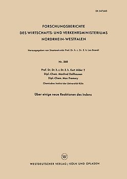 Über einige neue Reaktionen des Indens