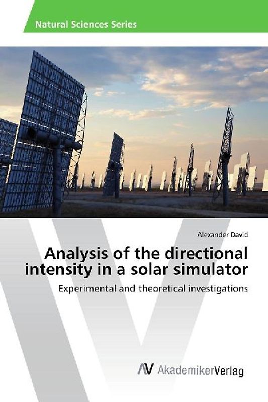 Analysis of the directional intensity in a solar simulator